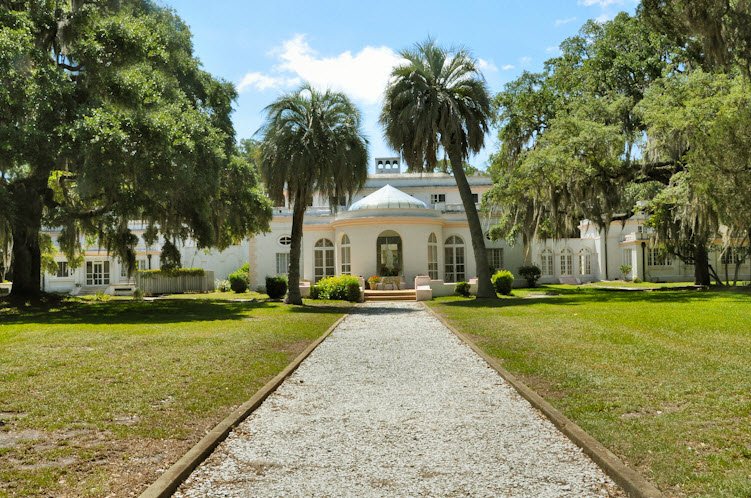Reynold's Mansion on Sapelo Island, Georgia, USA